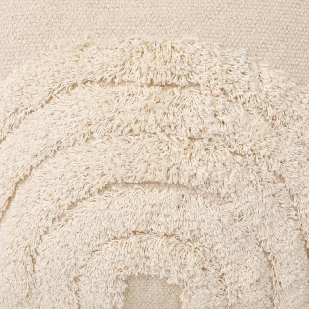 Tufted Cushion Cover Round Concentric Curves - Decor & Living - 2