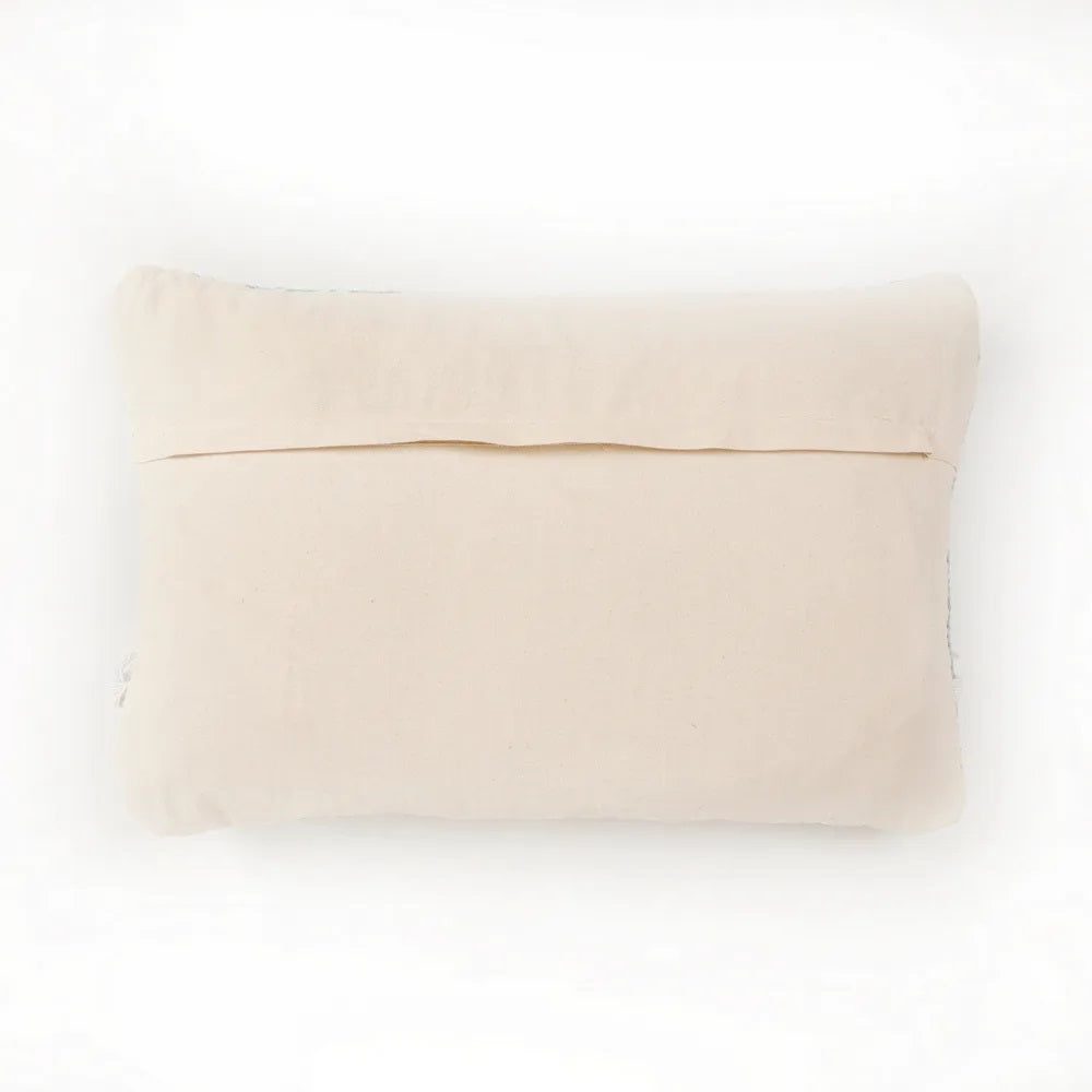 Cotton Cushion Cover Vertical Lines, Fringes - Decor & Living - 5