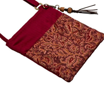 Maroon Quilted Sling Bag - Fashion & Lifestyle - 1