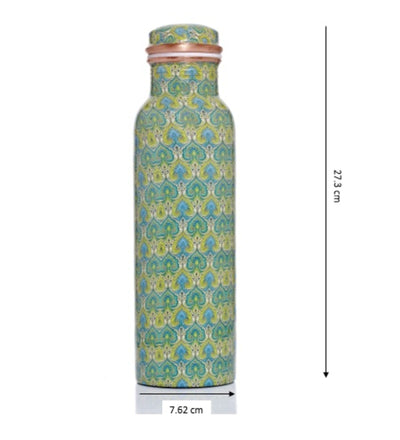 Refreshing Green Digital Print Copper Bottle - Dining & Kitchen - 4