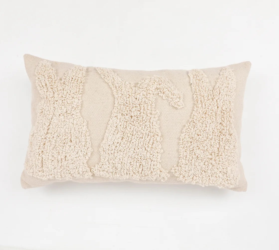 Animal Tufted Dhurrie Cushion Cover - Decor & Living - 4