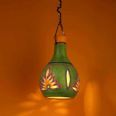 Ruso-D Terracotta Pendant Lamp in Emerald Green - Decor & Living - 1