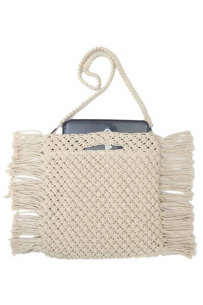 Laptop Carry Bag Macrame Cotton - Fashion & Lifestyle - 2