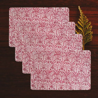 Maroon Laminated Placemats (Set of 4) - Dining & Kitchen - 2