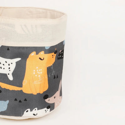 Kids Storage Basket, Color Print Animals - Storage & Utilities - 3