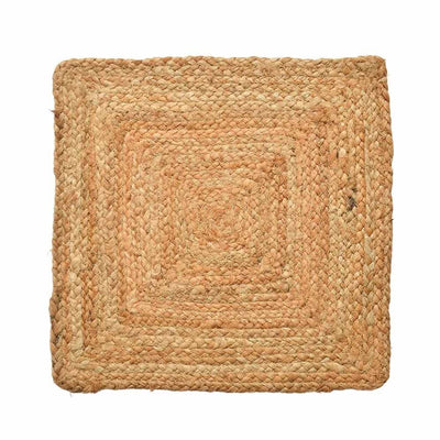 Jute Braided Square Placemat - Pack of 2 - Dining & Kitchen - 5
