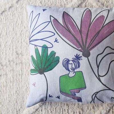 Blossoming Beauties | Alice In Wonderland Cushion Cover - Decor & Living - 2