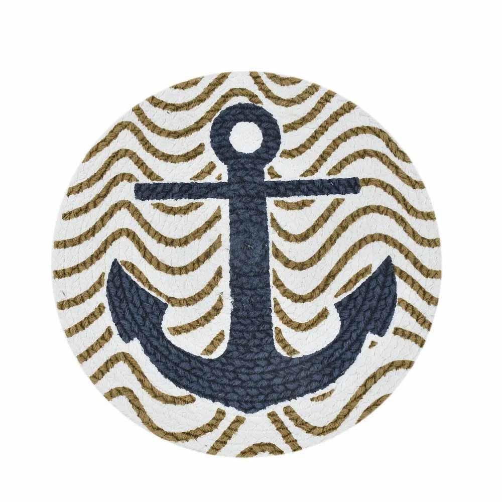 Printed Cotton Placemat, Ship Anchor - Pack of 2 - Dining & Kitchen - 3