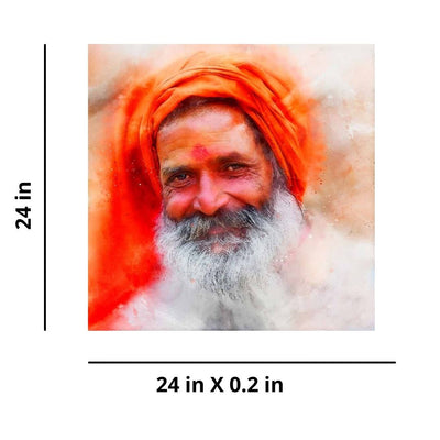 Portrait of a Sadhu - 4 (VK) - Wall Decor - 3