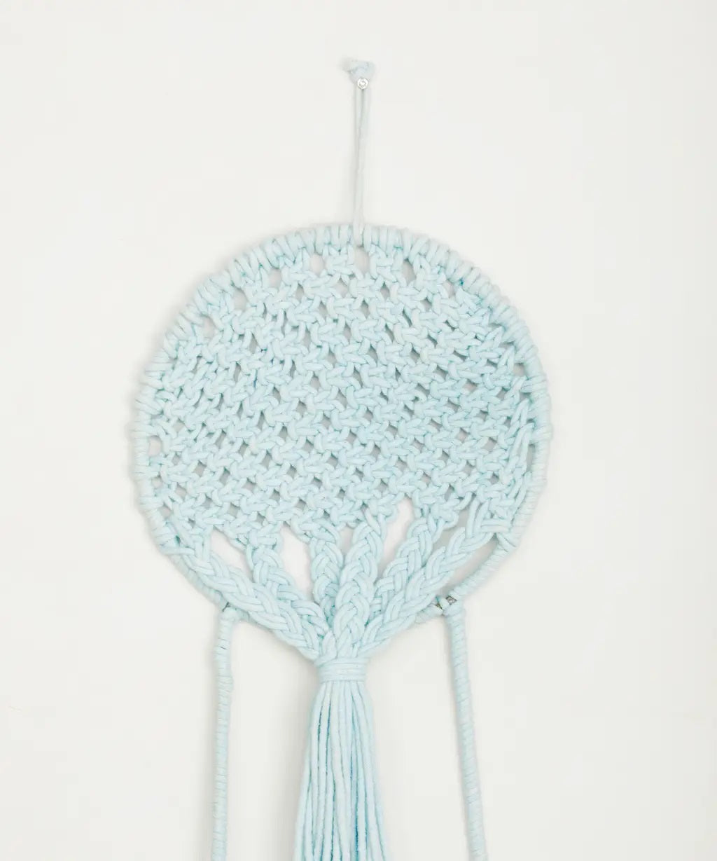 Cotton Macrame Square Hanging Basket Balloon Shape - Decor & Living - 3