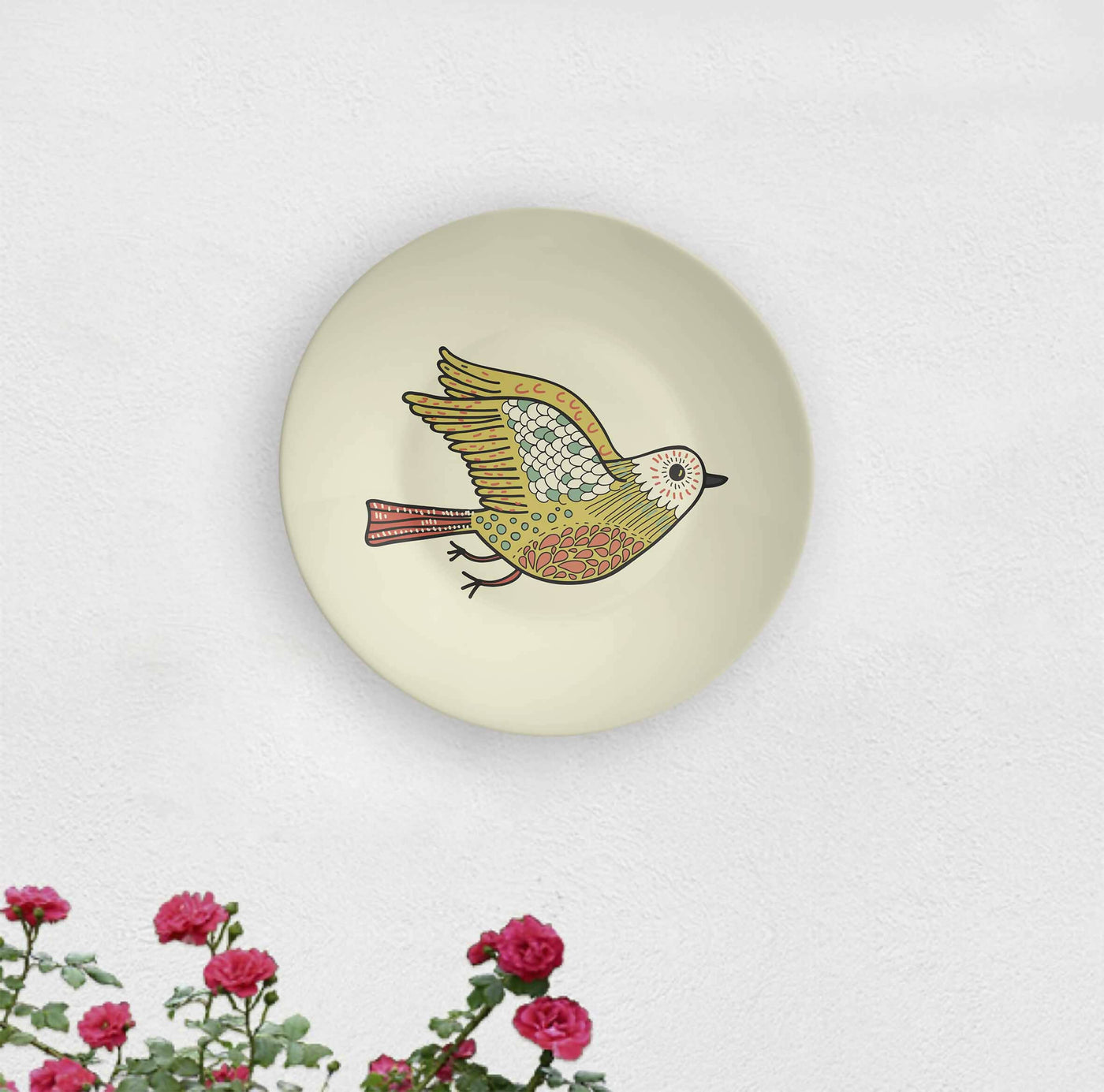 Vintage American Sparrow Decorative Wall Plate - Wall Decor - 1