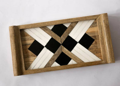 Black & White Tray - Small - Dining & Kitchen - 3