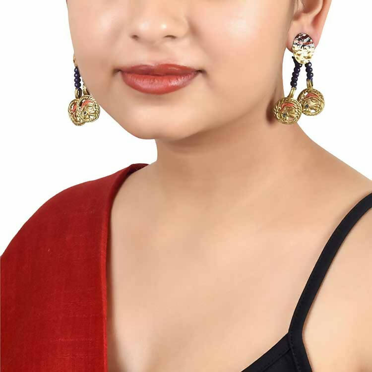 Queens Twins Handcrafted Tribal Earrings - Fashion & Lifestyle - 3