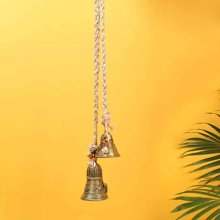 Handcrafted Dhokra Brass Bells with Animal Motifs - Accessories - 1