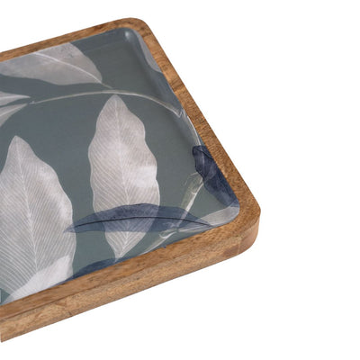Wooden Platter Leaf Print - Dining & Kitchen - 4