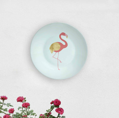 Lakeside Flamingo Decorative Wall Plate - Wall Decor - 1
