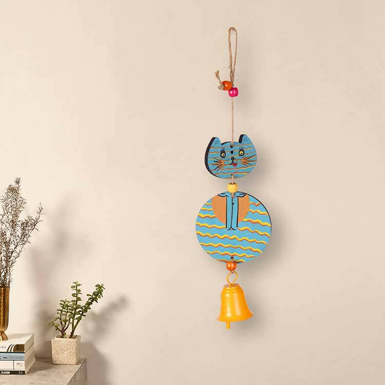 Hello Kitty Wind Chime in Azure (13x3.5") - Accessories - 1