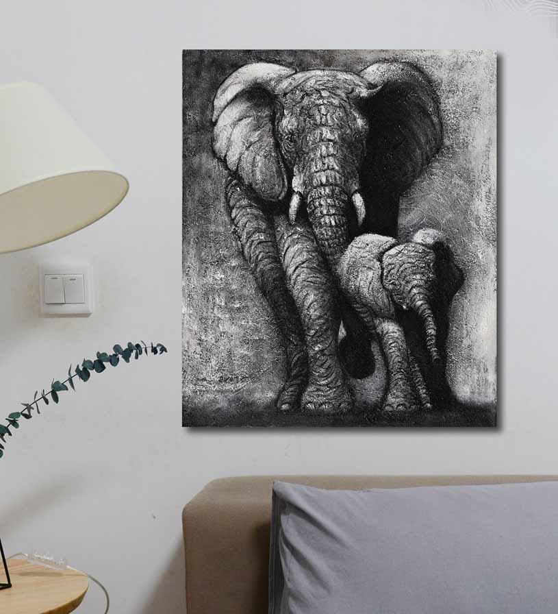 Elephants in Motion - Wall Decor - 1