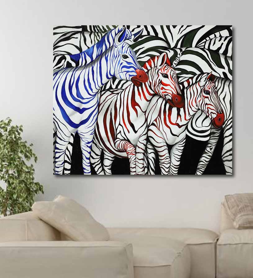Zebras in the Wild - Wall Decor - 1