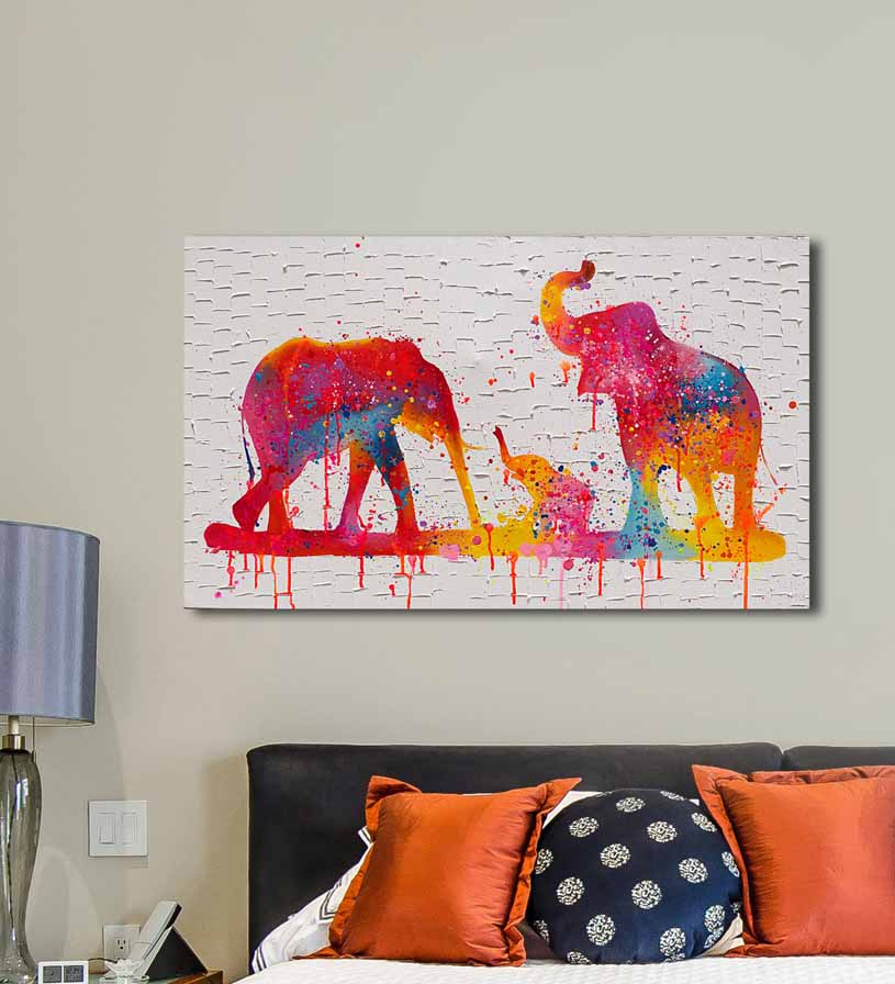 Celebrating Colors - The Elephant Way - Wall Decor - 1