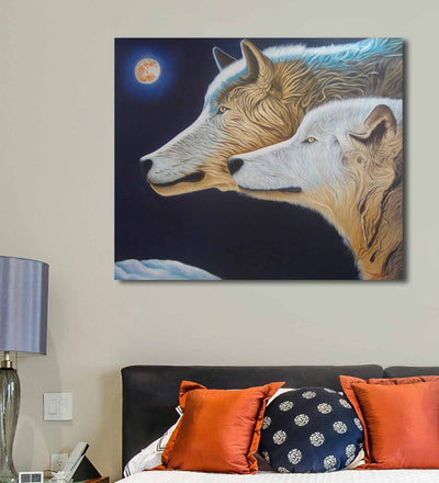 Wolf and the Moon - Wall Decor - 1