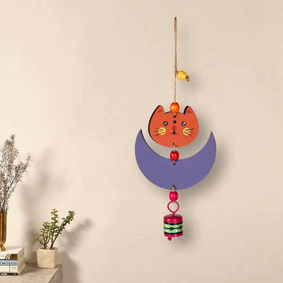 Cute Kitty Wind Chime (10x4") - Accessories - 1