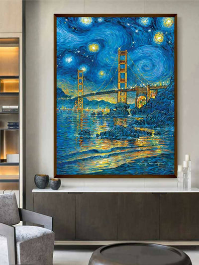 San Francisco Starry Night - Wall Decor - 1