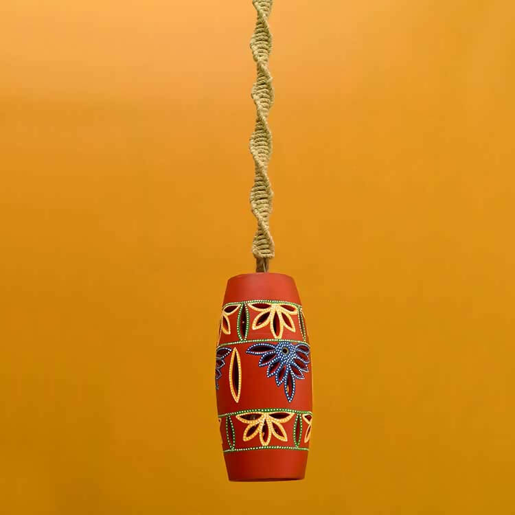 Reno-A Terracotta Pendant Lamp in Red - Decor & Living - 1