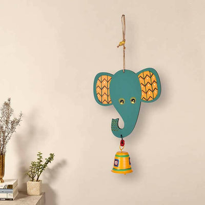 Happy Elephant Wind Chime (15x7") - Accessories - 1