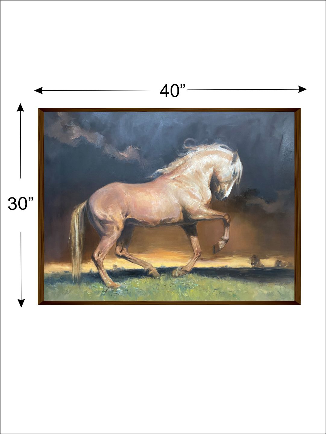 Running Brown Horse - Wall Decor - 4