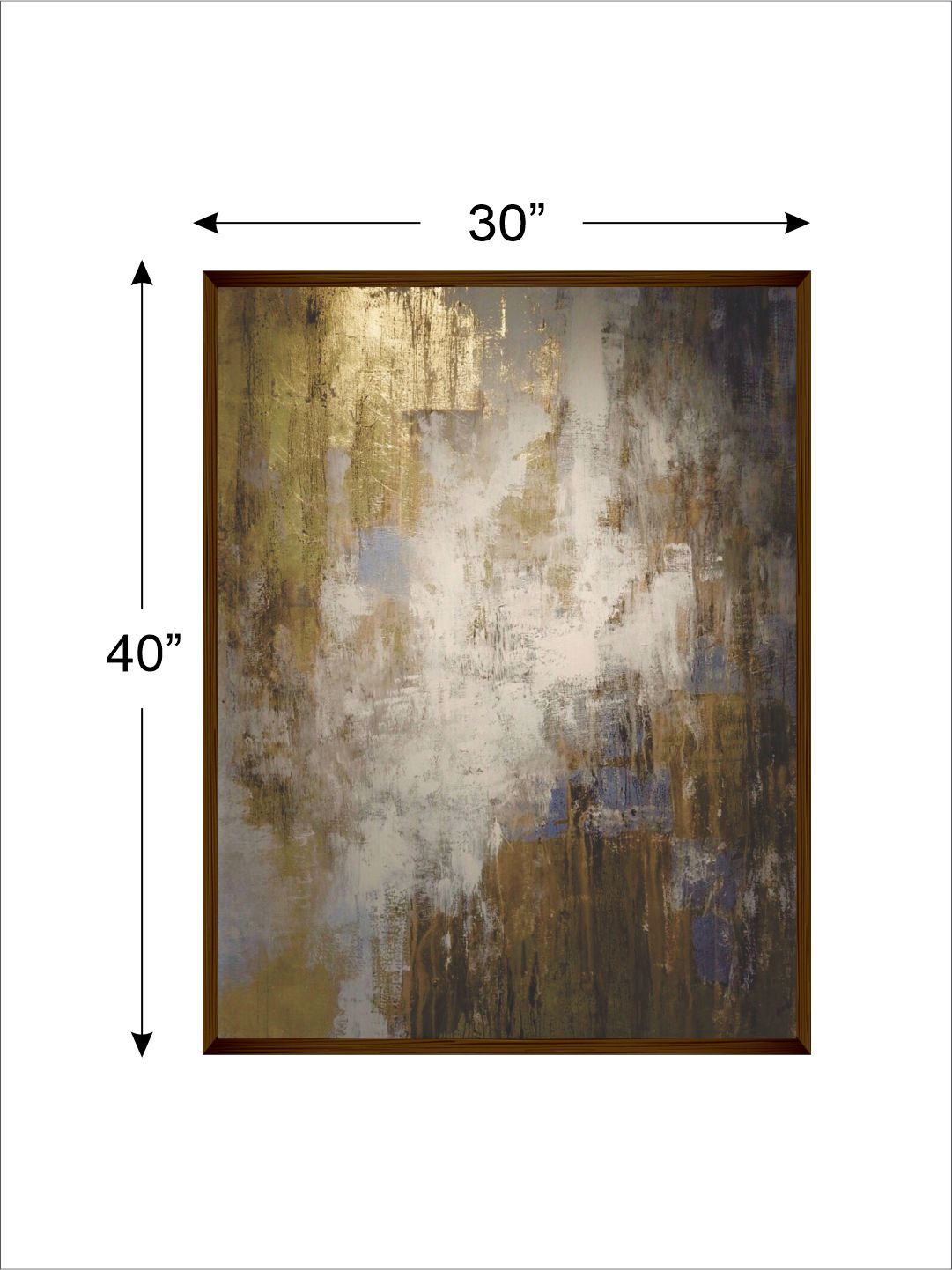 Black Gold Abstract - Wall Decor - 4