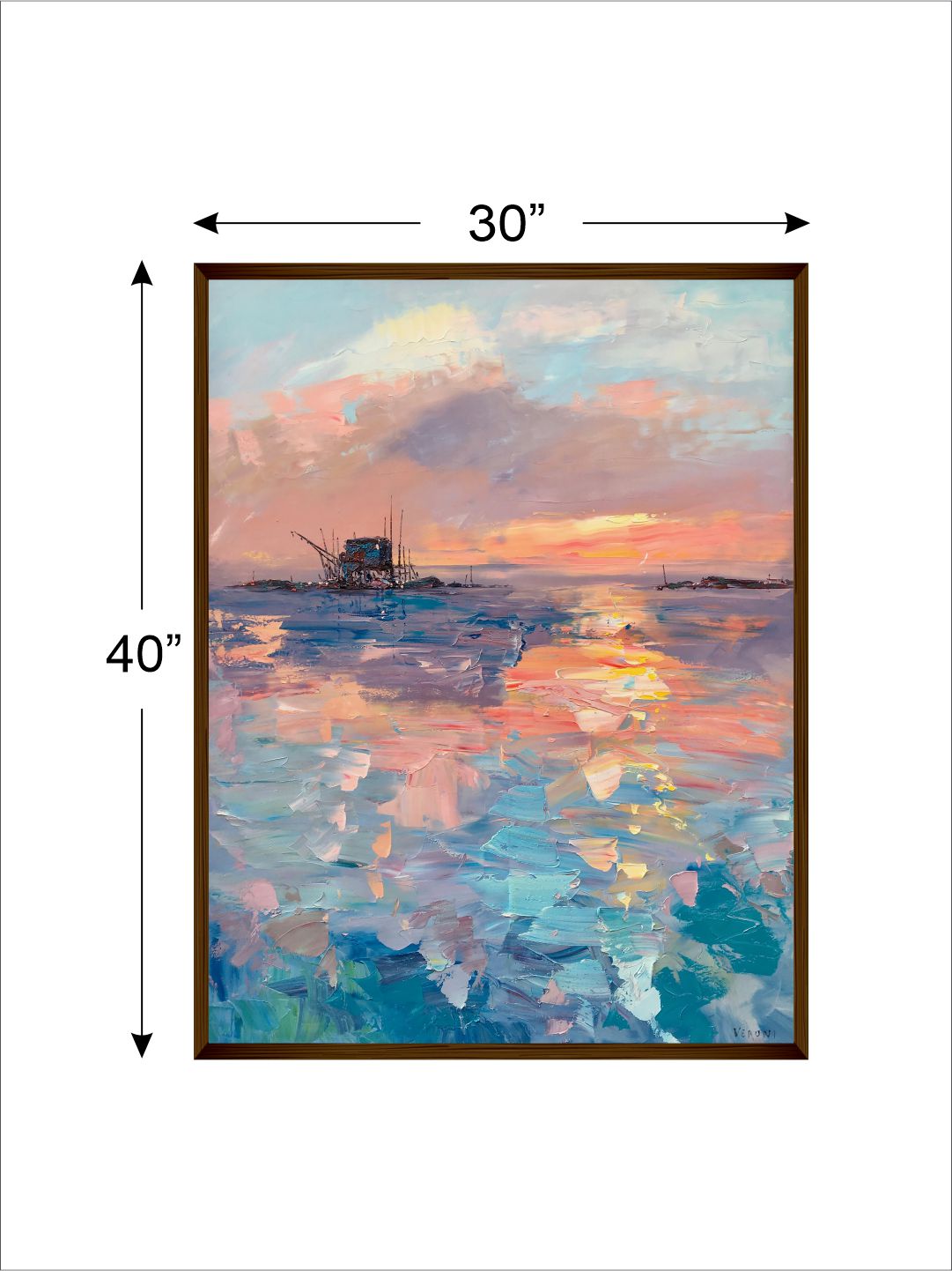 Sunset in Sea Acrylic - Wall Decor - 4