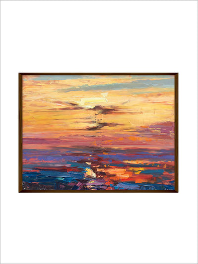 Sunset in Ocean - Wall Decor - 2