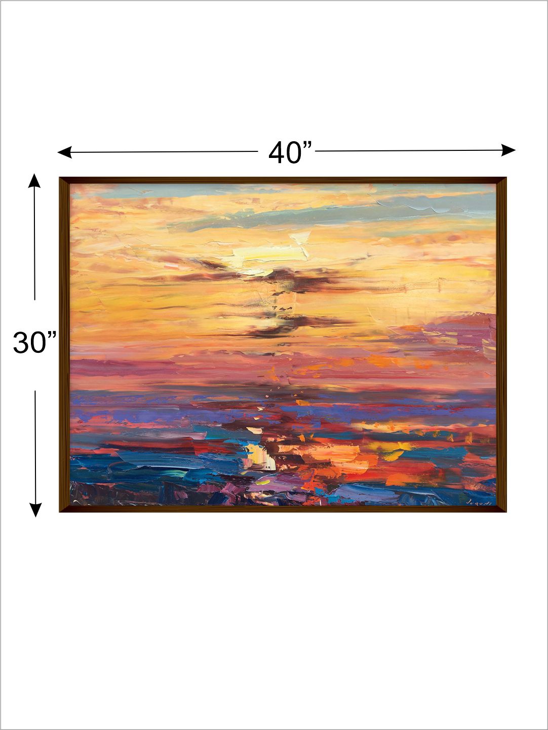 Sunset in Ocean - Wall Decor - 4