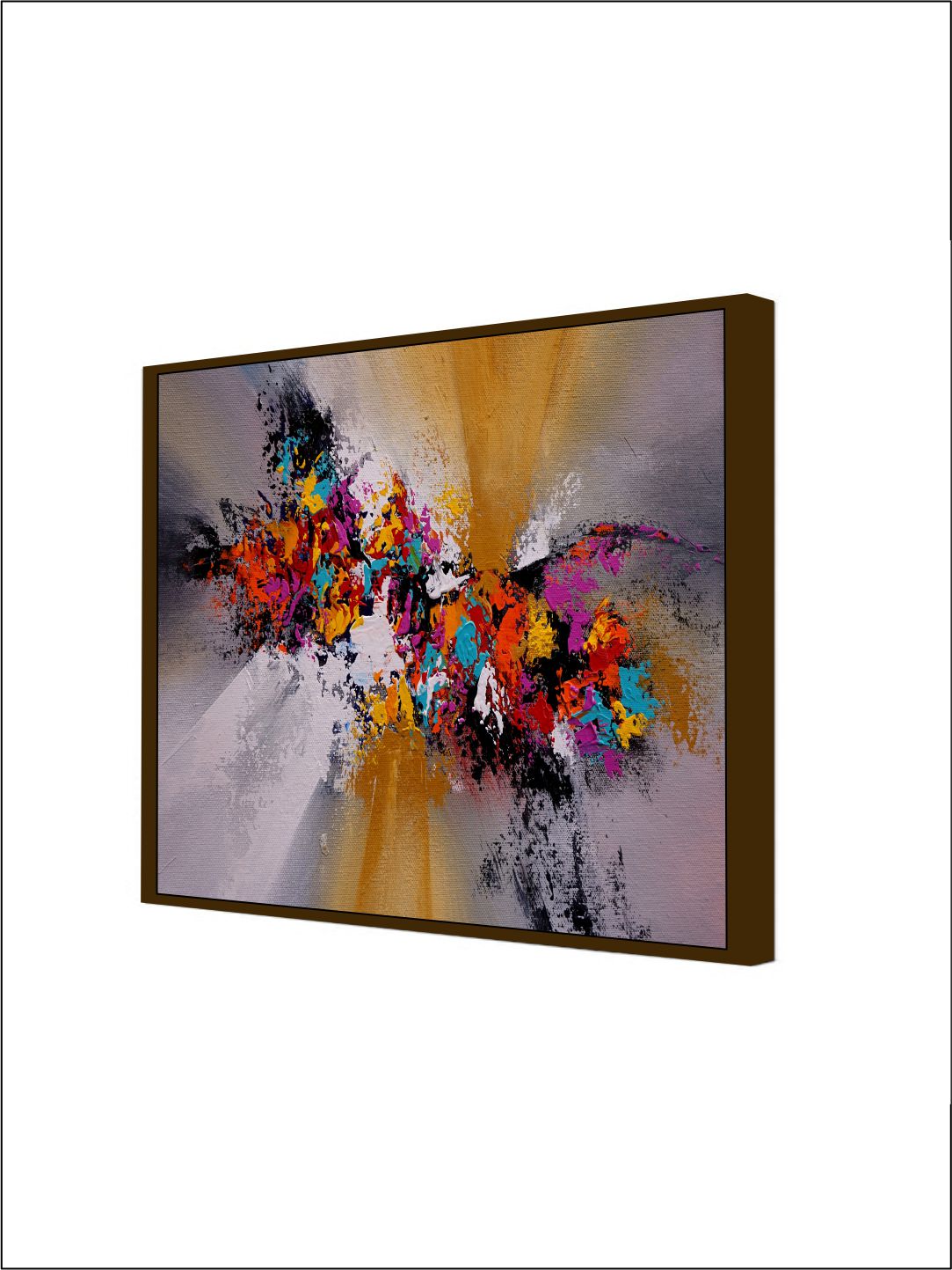 Splatter Multicolor Abstract Art - Wall Decor - 3