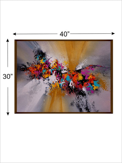 Splatter Multicolor Abstract Art - Wall Decor - 4