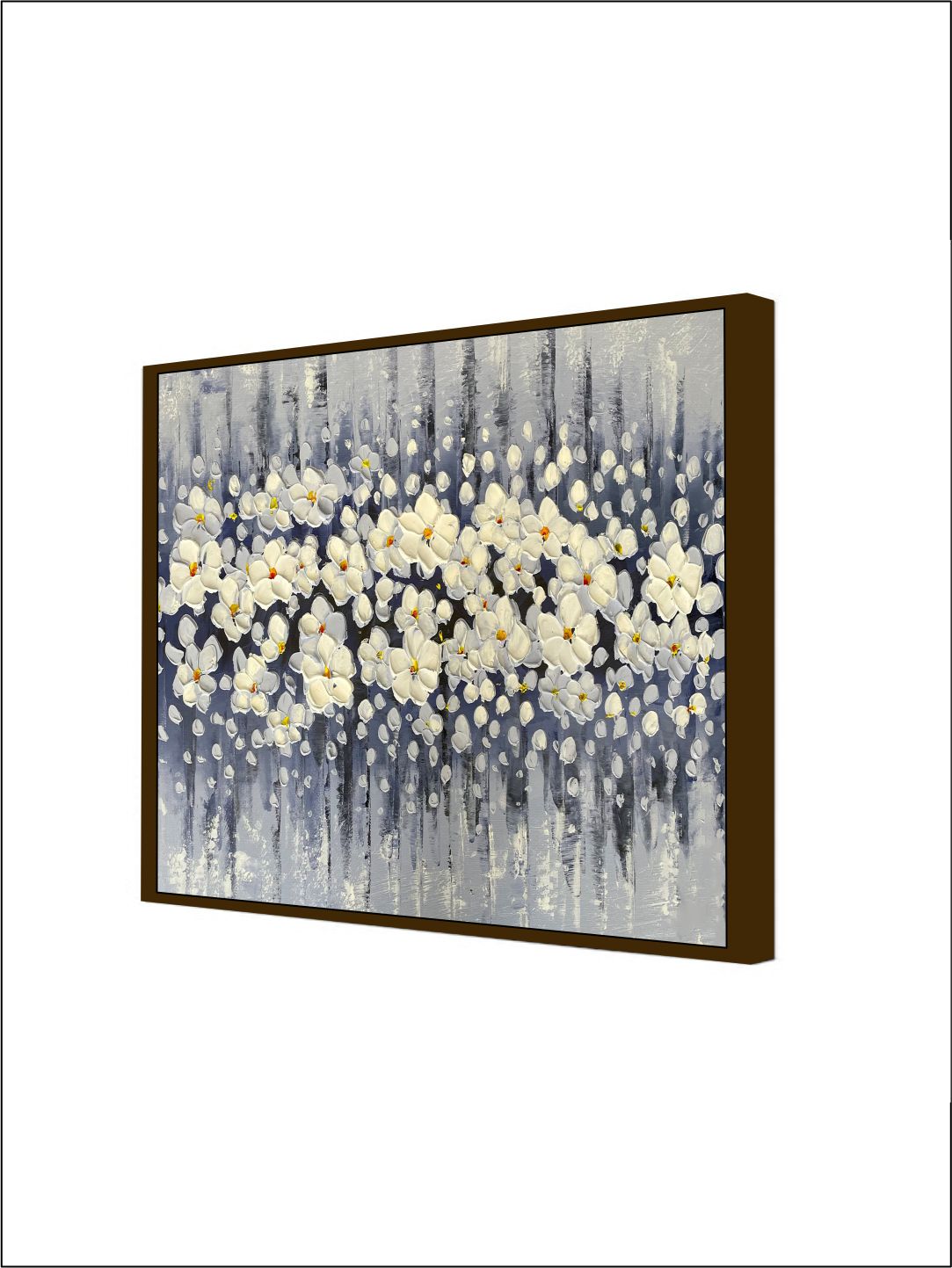 White Acrylic Flowers - Wall Decor - 3