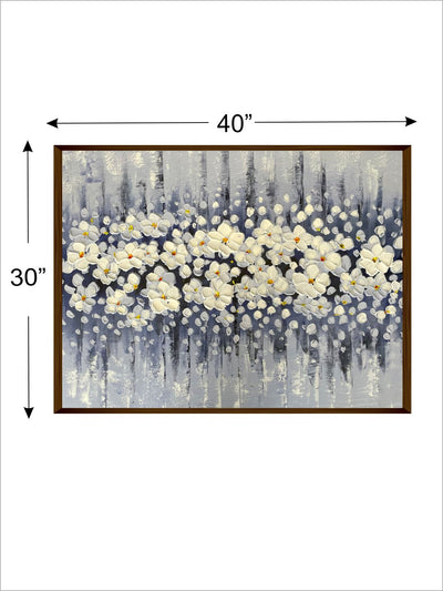 White Acrylic Flowers - Wall Decor - 4