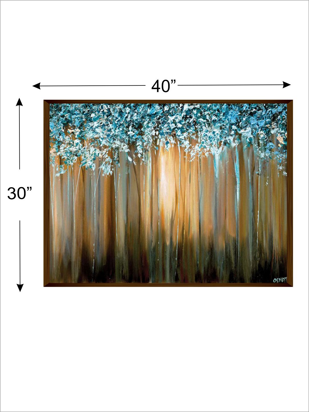 Paradise Abstract Landscape - Wall Decor - 4