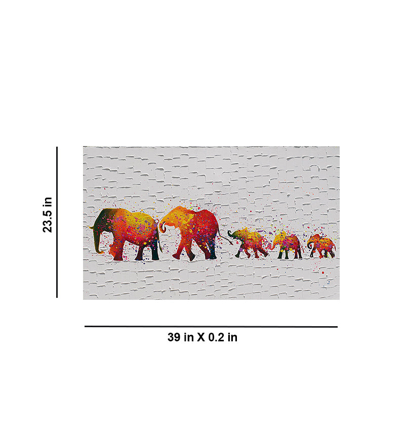 Marching Elephants - Wall Decor - 3