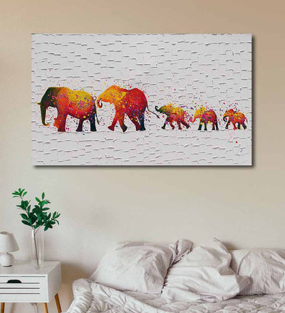Marching Elephants - Wall Decor - 1