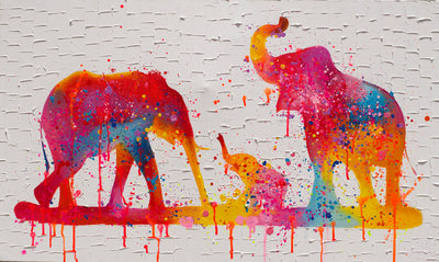 Celebrating Colors - The Elephant Way - Wall Decor - 2