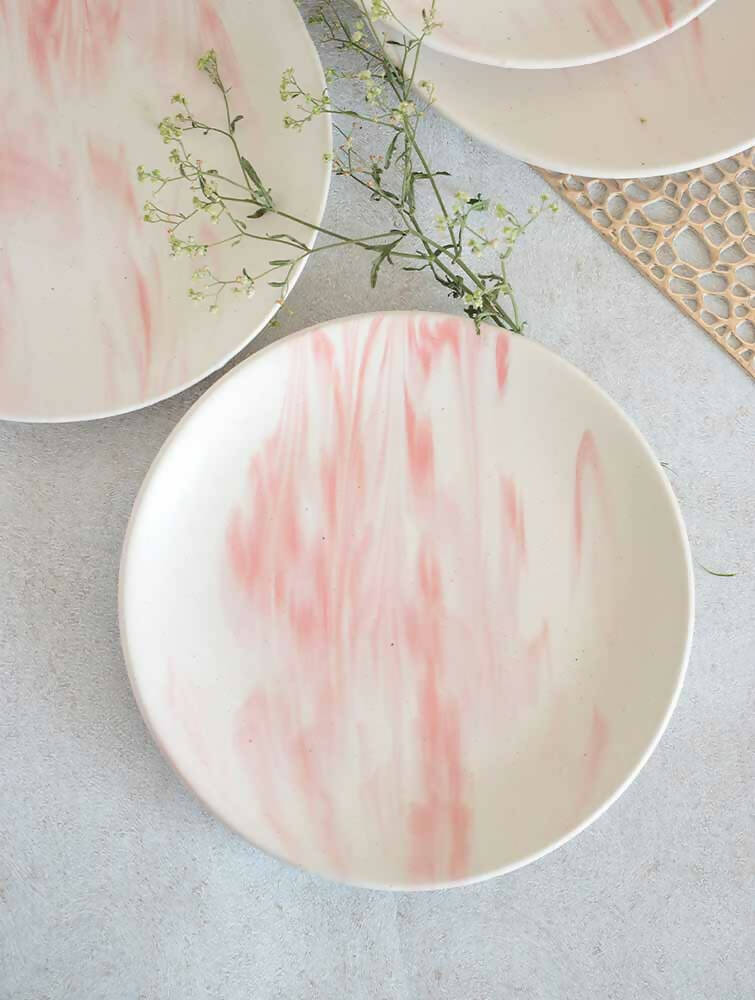Pink Marble Plate (Set of 2) - Dining & Kitchen - 1