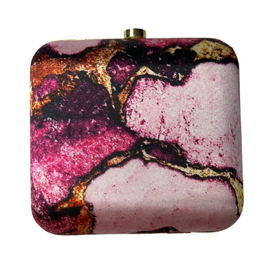 Pink Marble Square Clutch - Fashion & Lifestyle - 6