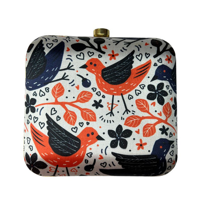 White Forest Square Clutch - Fashion & Lifestyle - 6