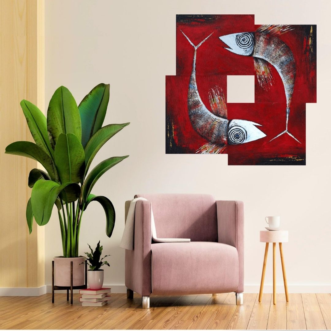 Fish in a Relay - Wall Decor - 1