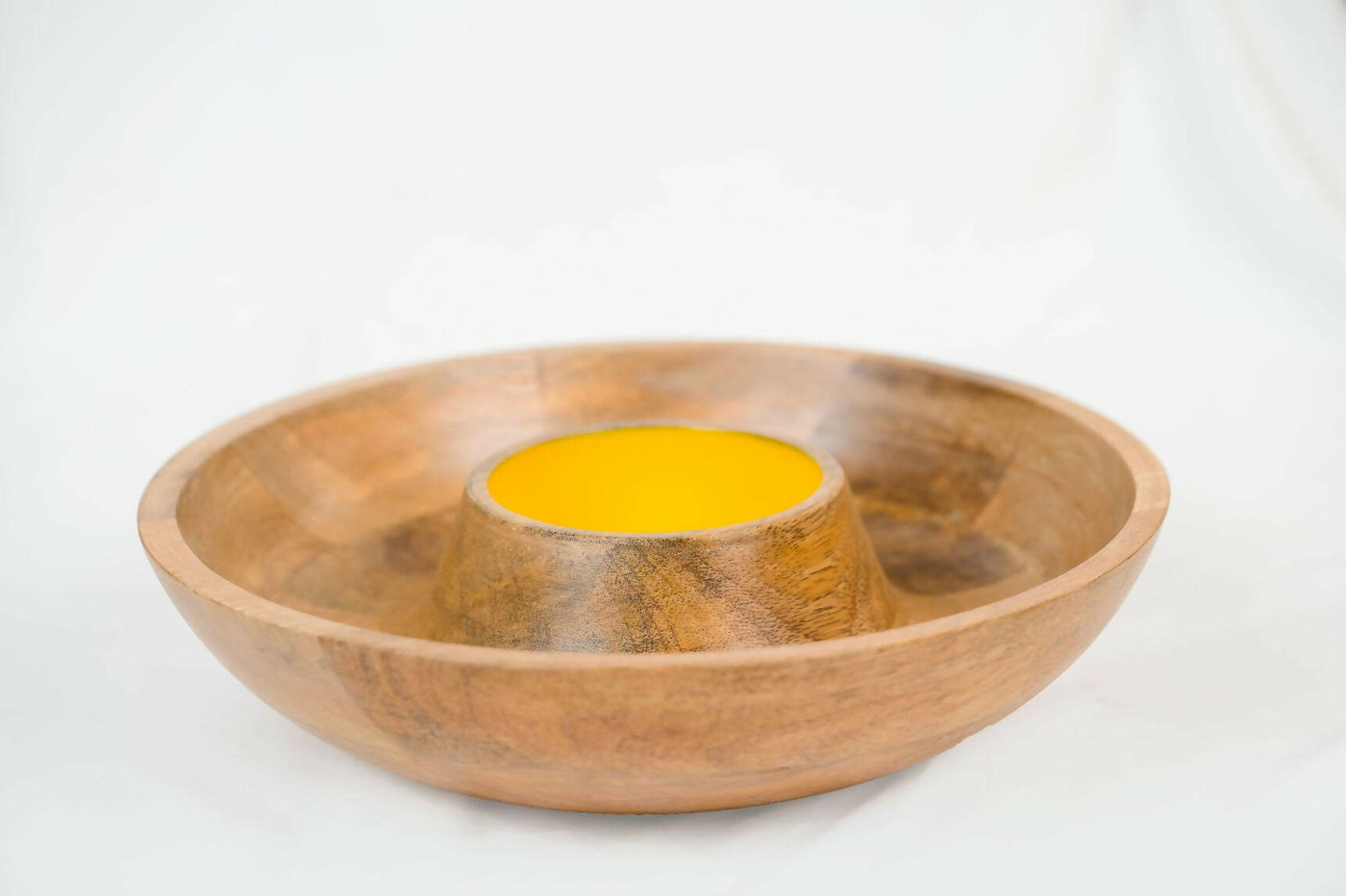 Chip and Dip Round Yellow - Dining & Kitchen - 1