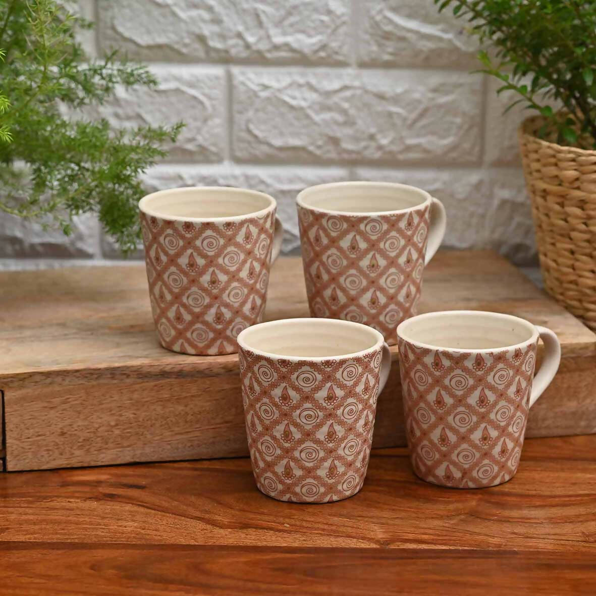 The Vivid Concurd Stoneware Ceramic Coffee/Milk Mugs - Dining & Kitchen - 1