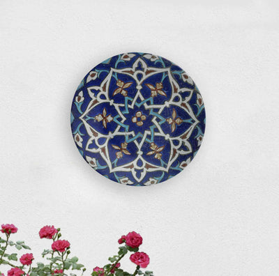 Turkish Marble Art Decorative Wall Plate - Wall Decor - 1