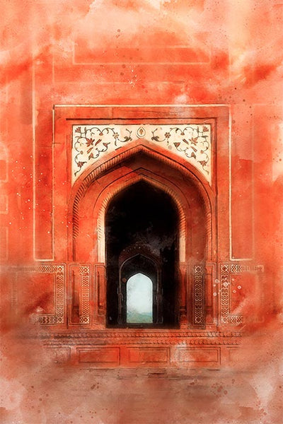Taj Mahal Gate - The Surrounding Wall 1 - Wall Decor - 2